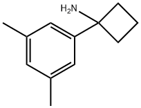 1-(3,5-dimethylphenyl)cyclobutan-1-amine hydrochloride Structure