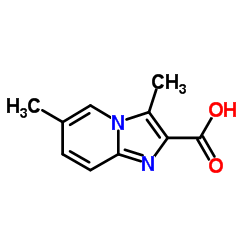 3,6-Dimethylimidazo[1,2-a]pyridine-2-carboxylic acid structure