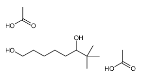 acetic acid,7,7-dimethyloctane-1,6-diol结构式