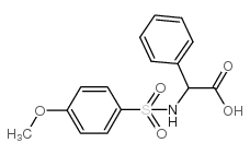 2-(4-METHOXYPHENYLSULFONAMIDO)-2-PHENYLACETIC ACID picture