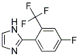 2-(4-Fluoro-2-trifluoromethyl-phenyl)-1H-imidazole结构式