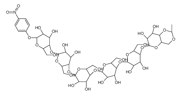 4,6-ethylidene-4-nitrophenyl maltoheptaoside结构式