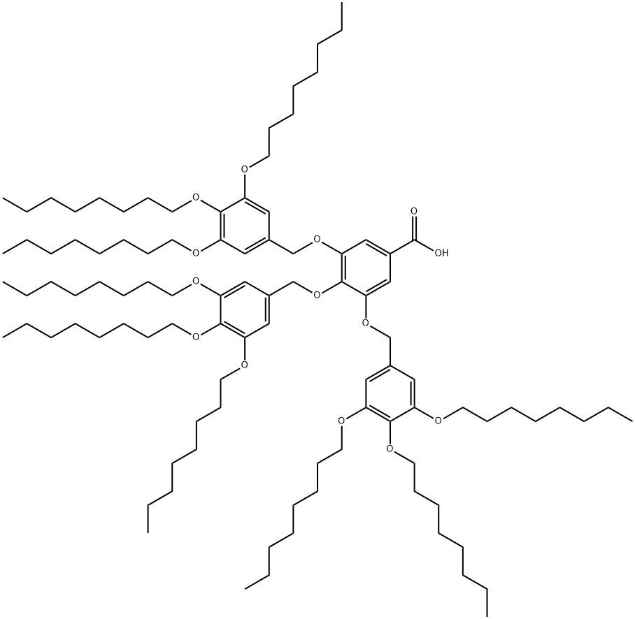 3,4,5-tris[3,4,5-tris(octyloxy)benzyloxy] benzoic acid picture