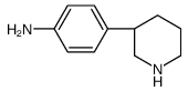 (S)-4-(piperidin-3-yl)aniline structure