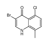 3-Bromo-5-chloro-4-hydroxy-8-methylquinoline picture