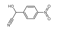 2-(4-nitrophenyl)-2-hydroxyacetonitrile Structure