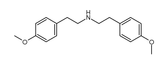 bis-(4-methoxy-phenethyl)-amine结构式