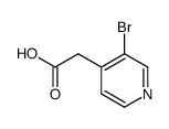 2-(3-bromopyridin-4-yl)acetic acid Structure