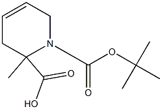 1-tert-butyl 2-methyl 3,6-dihydropyridine-1,2(2H)-dicarboxylate Structure