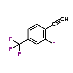 2-氟-4-(三氟甲基)苯炔结构式