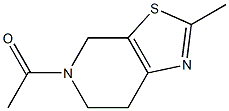 1-(2-methyl-6,7-dihydrothiazolo[5,4-c]pyridin-5(4H)-yl)ethanone结构式