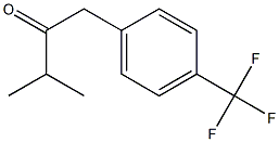 3-METHYL-1-[4-(TRIFLUOROMETHYL)PHENYL]BUTAN-2-ONE结构式