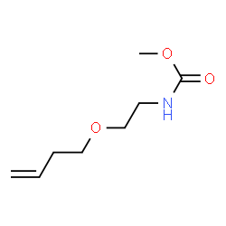 Carbamic acid,[2-(3-butenyloxy)ethyl]-,methyl ester (9CI) structure