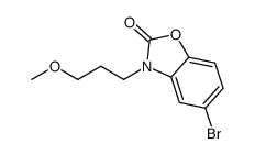 5-bromo-3-(3-methoxypropyl)benzo[d]oxazol-2(3H)-one Structure