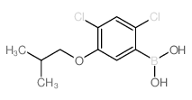 24-二氯-5-异丁氧基苯硼酸结构式