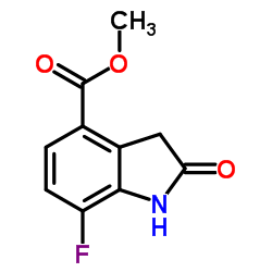 Methyl 7-fluoro-2-oxoindoline-4-carboxylate Structure