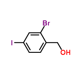 (2-Bromo-4-iodophenyl)methanol structure