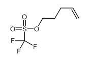 pent-4-enyl trifluoromethanesulfonate Structure