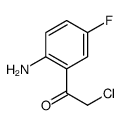 Ethanone, 1-(2-amino-5-fluorophenyl)-2-chloro- (9CI)结构式