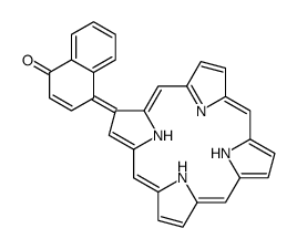 4-hydroxy-1-naphthylporphyrin structure