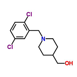 [1-(2,5-Dichlorobenzyl)-4-piperidinyl]methanol结构式