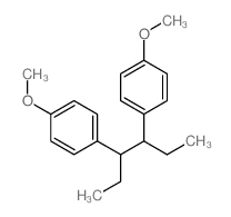 Benzene,1,1'-(1,2-diethyl-1,2-ethanediyl)bis[4-methoxy- structure