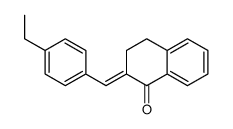 (2E)-2-[(4-ethylphenyl)methylidene]-3,4-dihydronaphthalen-1-one结构式