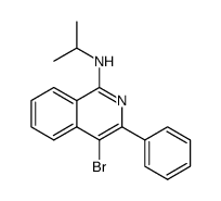 4-bromo-N-isopropyl-3-phenylisoquinolin-1-amine Structure