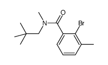 2-bromo-N,3-dimethyl-N-neopentylbenzamide结构式