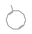 1-methylcyclodeca-1,6-diene结构式