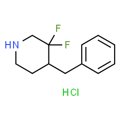 4-苄基-3,3-二氟哌啶盐酸盐结构式