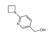 [6-(1-Azetidinyl)-3-pyridinyl]methanol结构式