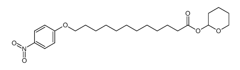 tetrahydro-2H-pyran-2-yl 12-(4-nitrophenoxy)dodecanoate Structure
