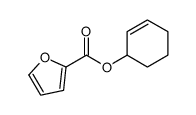 cyclohex-2-en-1-yl furan-2-carboxylate结构式
