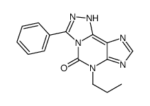 3-phenyl-6-propyl-1H-[1,2,4]triazolo[3,4-f]purin-5-one Structure