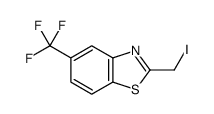 Benzothiazole, 2-(iodomethyl)-5-(trifluoromethyl)- Structure