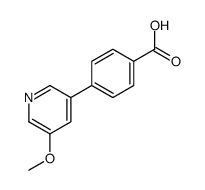 4-(5-methoxypyridin-3-yl)benzoic acid Structure