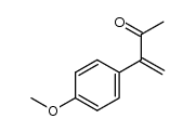 2-(4-methoxyphenyl)buten-3-one结构式