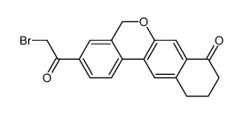 3-(2-bromoacetyl)-10,11-dihydro-5H-Benzo[d]naphtho[2,3-b]pyran-8(9H)-one Structure