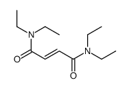 N,N,N',N'-tetraethylbut-2-enediamide Structure