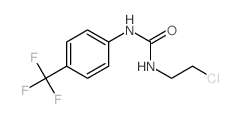1-(2-chloroethyl)-3-[4-(trifluoromethyl)phenyl]urea structure