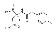 (S)-2-(2-(p-tolyl)acetamido)succinic acid结构式