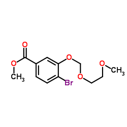 4-Bromo-3-[(2-Methoxyethoxy)Methoxy]benzoic Acid Methyl Ester Structure