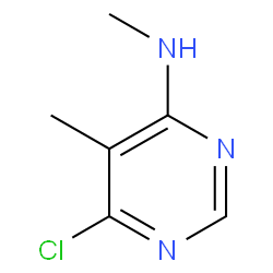 6-Chloro-N,5-dimethylpyrimidin-4-amine Structure