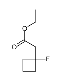 Ethyl 2-(1-Fluorocyclobutyl)Acetate Structure
