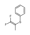 1,1-difluoroprop-1-en-2-ylsulfanylbenzene结构式