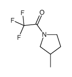 Pyrrolidine, 3-methyl-1-(trifluoroacetyl)- (8CI,9CI) structure
