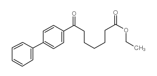 ETHYL 7-(4-BIPHENYL)-7-OXOHEPTANOATE structure