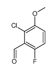 2-氯-6-氟-3-甲氧基苯甲醛结构式