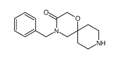 4-(苯甲基)-1-氧杂-4,9-二氮杂螺[5.5]十一烷-3-酮结构式